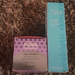 Tula Skincare Face Filter Primer - Blue and White